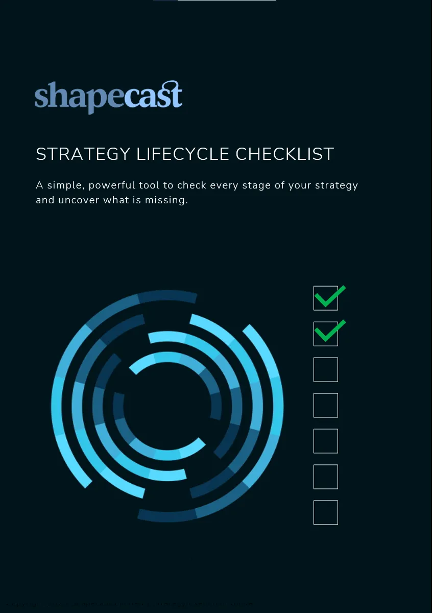 Strategy Lifecycle Checklist